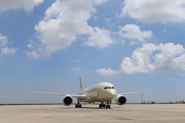 阿提哈德航空豪華夢(mèng)幻客機(jī)執(zhí)飛上海航線