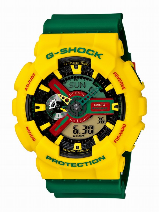 G-SHOCK推出全新系列表款Rastafarian Pack，極具牙買加民族風(fēng)格特色