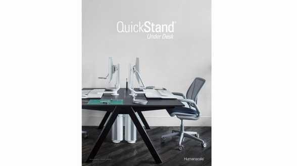 Humanscale  QuickStand Under Desk推動健康新“工”式 