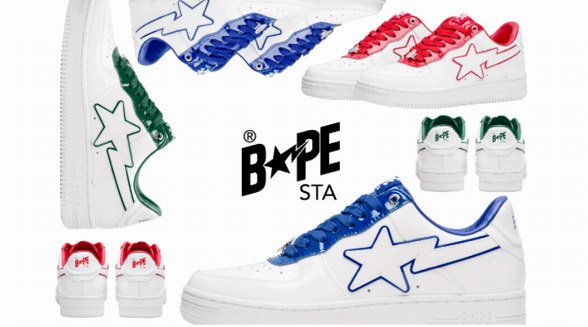 BAPE STA?以閃耀漆皮雕琢新姿