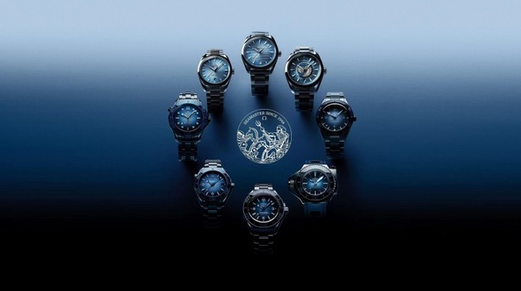 全新歐米茄海馬系列Seamaster in Summer Blue腕表，更深、更藍(lán)、更未來