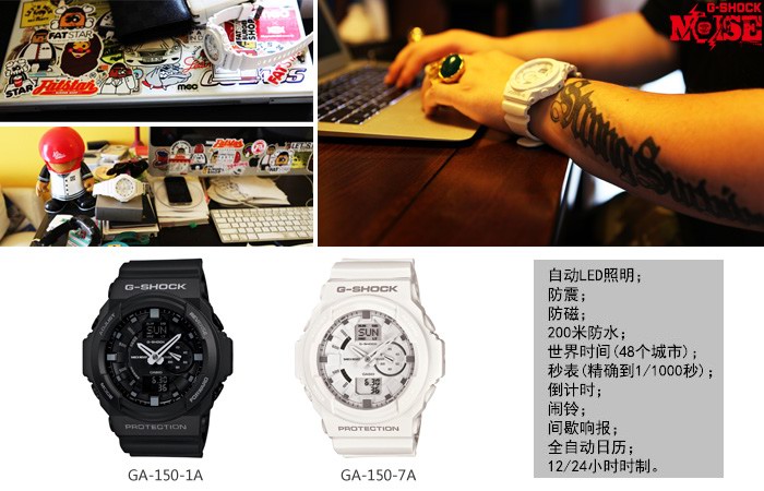 卡西歐G-SHOCK GA-15系列手表，適合復(fù)雜的環(huán)境佩戴