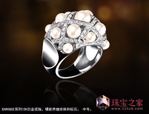 Chanel奢華珠寶戒指Baroque系列（Baroque Ring Collection of Chanel's Fine Jewelry），