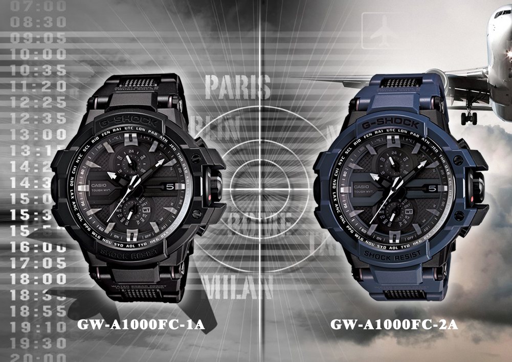 G-SHOCK航空表GW-A1000FC系列凌空上市