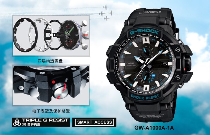 G-SHOCK航空系列進(jìn)化史 凌厲堅(jiān)韌