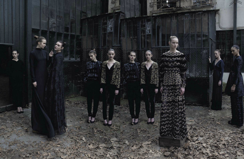 Valentino（瓦倫天奴）2012秋冬高級定制Haute Couture系列廣告大片