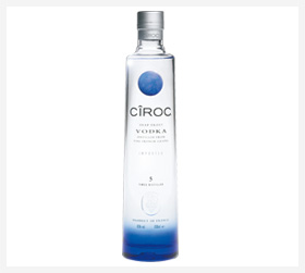 帝亞吉歐最新推出的超高檔伏特加品牌詩珞珂（Ciroc）也入圍全球百大高檔烈酒品牌排行榜