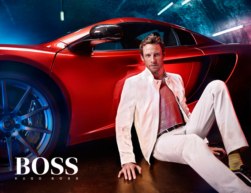 Hugo Boss x McLaren 賽車服裝廣告大片