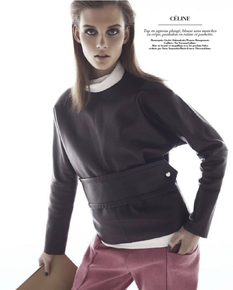 Giedre Dukauskaite《Marie Claire》法國(guó)版2012年10月號(hào)