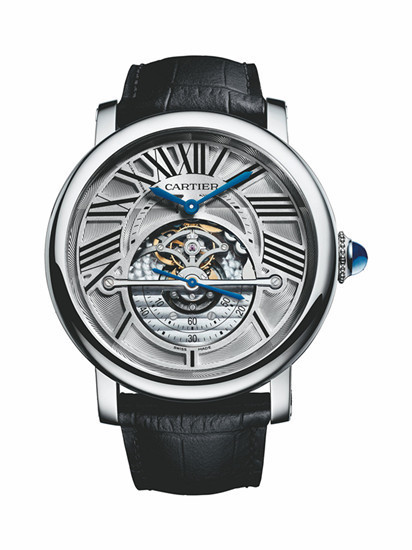 Rotonde de Cartier Astrorégulateur天體恒定重心裝置手表