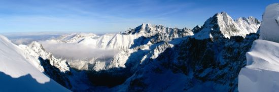 美麗的雪山連綿