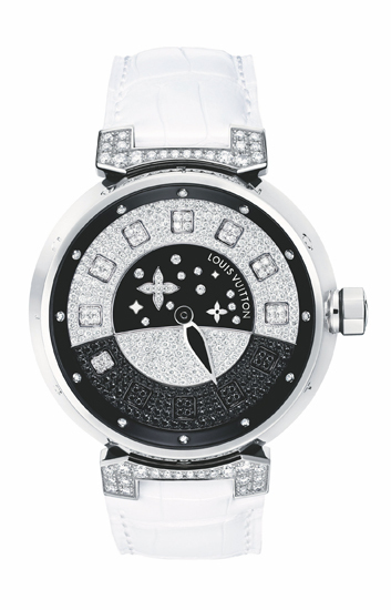 Louis Vuitton(路易威登)Tambour Spin TimeJoaillerie 時光飛旋珠寶腕表-最值得擁有的五款絕色鉆石腕表TOP4